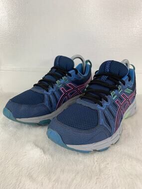Asics Gel-Venture 7 Trail Running Shoes Women’s Size 8 Blue Pink 1012A476